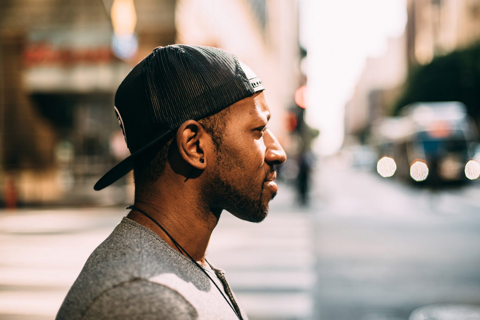 Man thinking about managing trigger events in his life