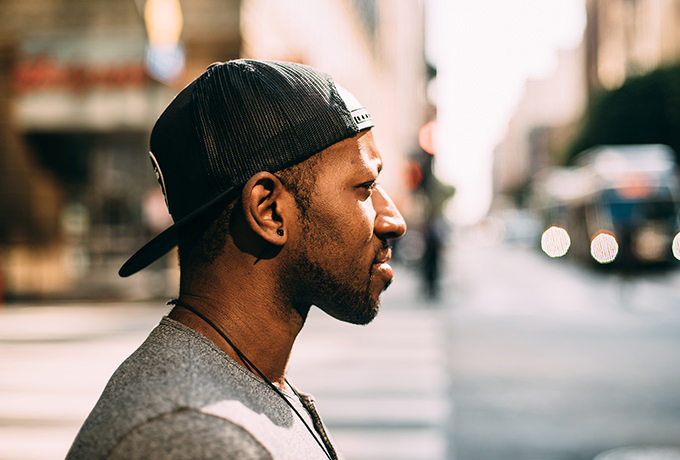 Man thinking about managing trigger events in his life